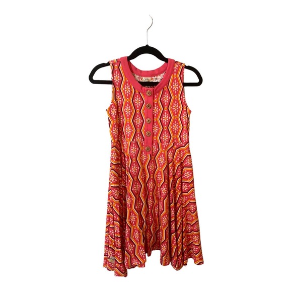 Wildflowers Other - Wildflowers Libby Jean Retro Pink and Orange Sleeveless A-line Dress NWT Sz 6